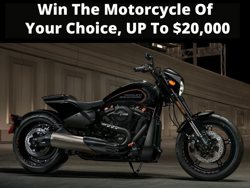 Win the motorcycle of your choice up to $20,00 Rick Nicotra Law Firm