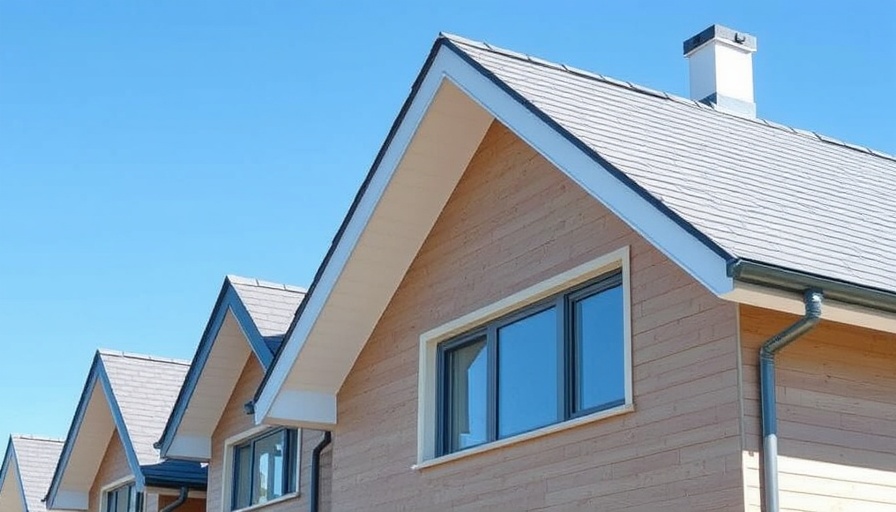 Modern house with exterior roof insulation for climate zone 5.
