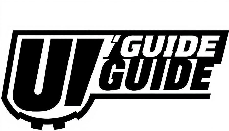 UTV Guide logo in black and white, Camp RZR 2025.