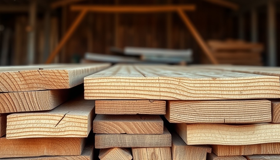 Close-up of ground contact treated lumber CCA with visible texture.