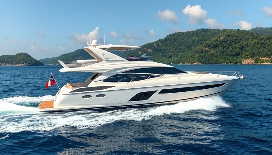 Vicem 65 Classic yacht cruising near a scenic island.