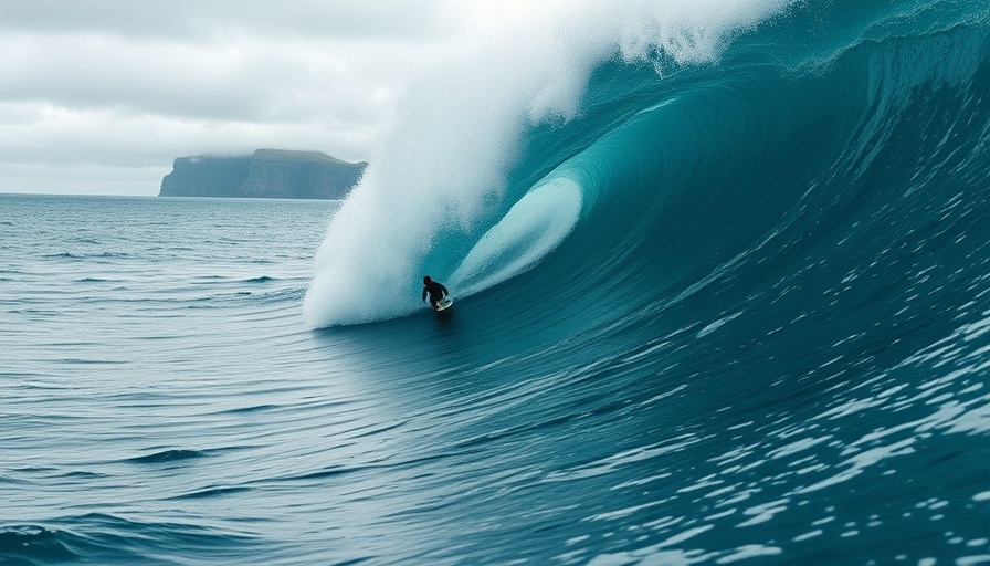 Learn how to read wind direction with a surfer on a massive wave in cinematic scene.