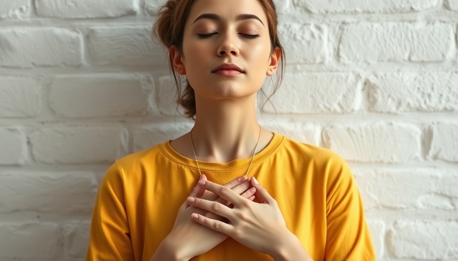 Mindfulness breathing techniques for emotional resilience: woman practicing
