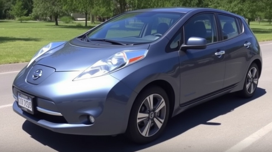 Old Nissan Leaf Gets About 180 Miles Of Range (Video)