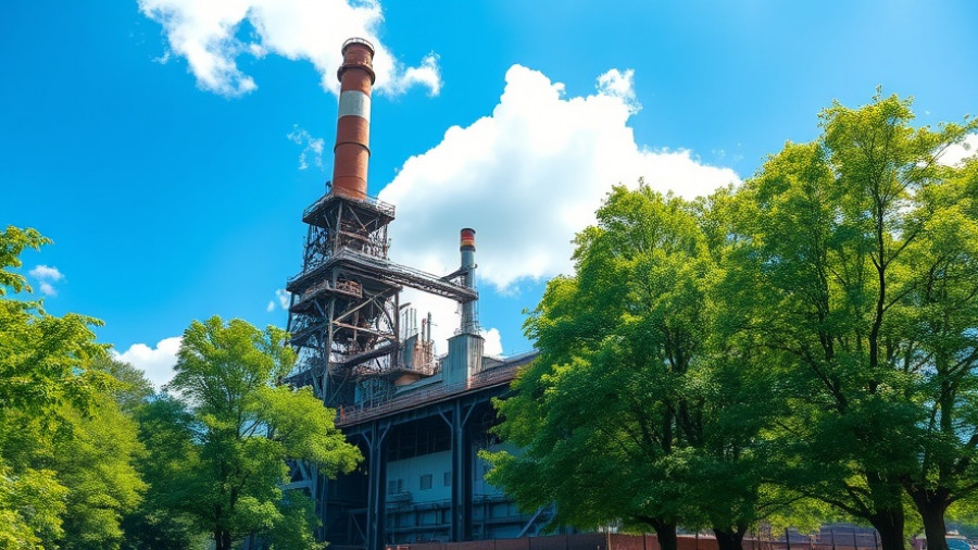 Industrial factory in Asheboro, relevant to toxic chemical drinking water