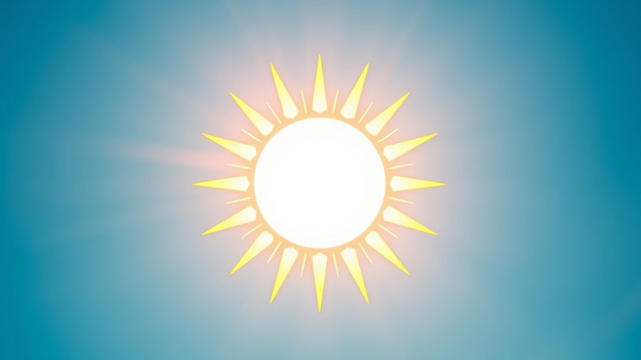 Sunny icon to adjust your body after daylight savings time.