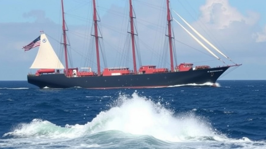 Huge Cargo Sailing Ship Completes Voyage Across Atlantic