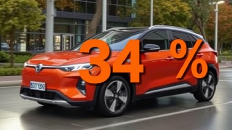 BYD BEV Sales Up 34.5% In October