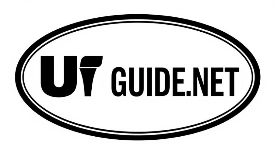 Logo for UTV Guide with oval shape, Cerro Gordo.