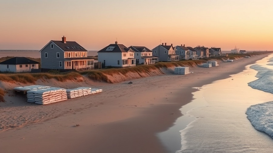 America's sandy beaches disappearing due to erosion near coastal homes.