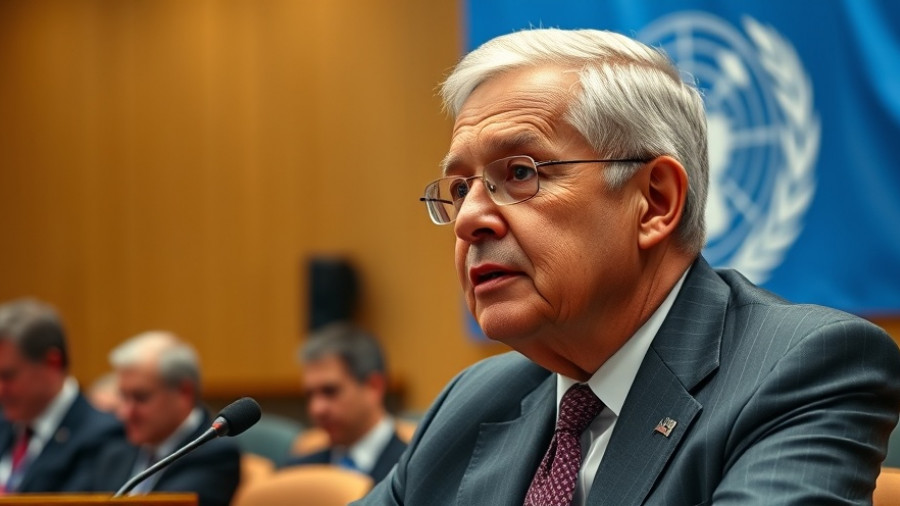 UN Report Climate Action discussed by formal speaker at conference