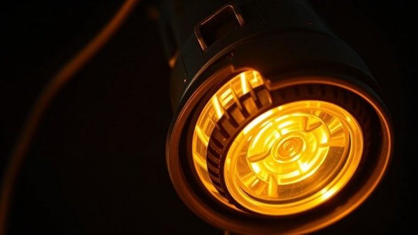 Close-up of Rigid Phoenix Series Lights in warm illumination.