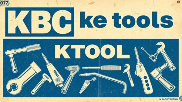 Vintage KBC Tools ad from 1979 showcasing tools and quality.