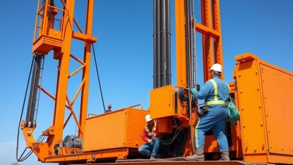Workers operating clean firm power technologies machinery in safety gear.