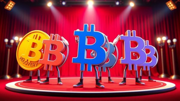 NFT and memecoin markets recovery illustrated with celebratory tokens.