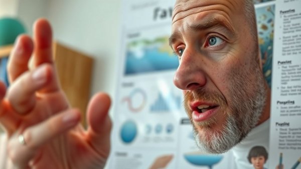 Explaining microplastics impact with educational background chart.