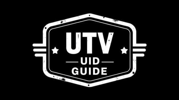 UTV Guide logo with distressed design
