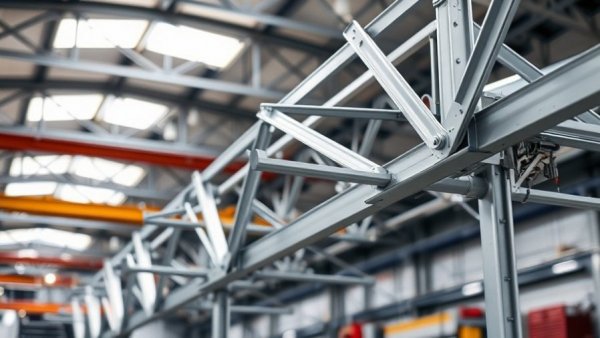 Advanced truss design with safety features in focus.