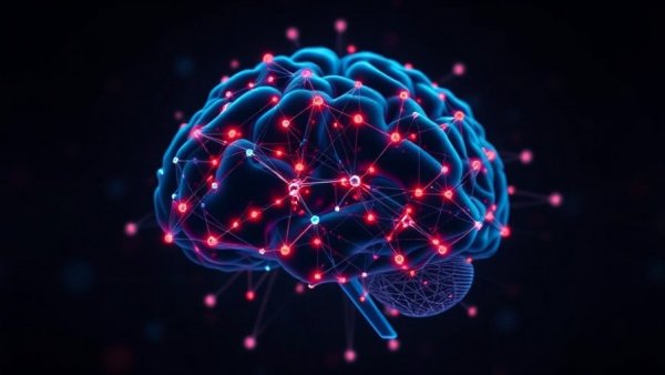 Futuristic digital brain visualizing Salesforce AI Agent Observability.