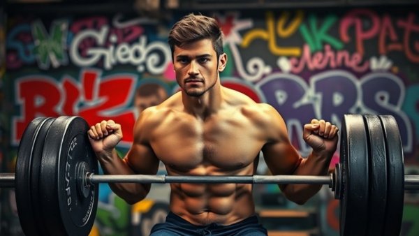 Optimal Deadlift Volume: Young man deadlifting in vibrant gym.