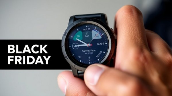 Garmin Quatix 7 PRO discount Black Friday deal close-up.