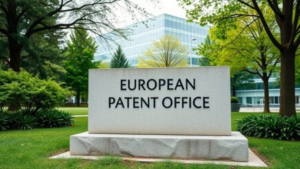 European Patent Office marker in park, chemical recycling patent trends