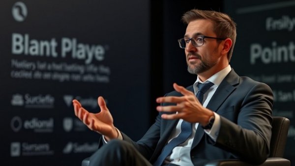 Professional discussing plastic waste recycling innovation.