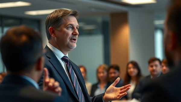 Corsair's Eco-Friendly Tech discussion featuring a businessman.