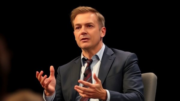 Confident speaker discussing Corsair and Shell Pyrolysis Oil Partnership.