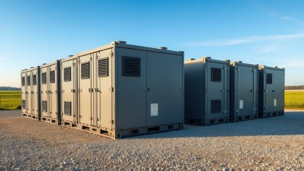 Battery energy storage systems for data centers in open facility.