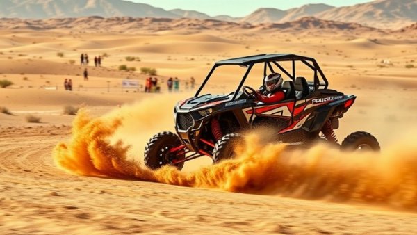 Polaris RZR in action during undefeated 2025 season race.