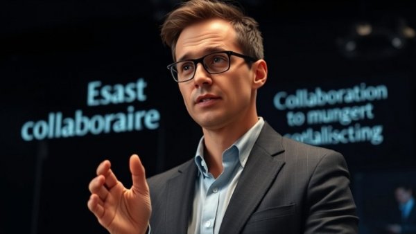 Business presentation on global recycling collaboration.