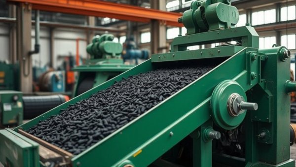 Green manufacturing screen in tire recycling process