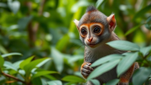Squirrel monkey in rainforest highlighting Debt-for-Nature Swaps context.