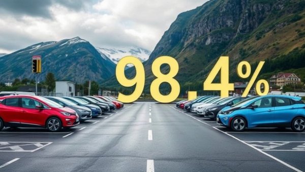 EVs Take 98.4% Share In Norway – BEV Fleet Overtakes Diesel