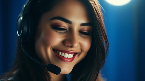 Close-up of a woman speaking on Michigan environmental policies.
