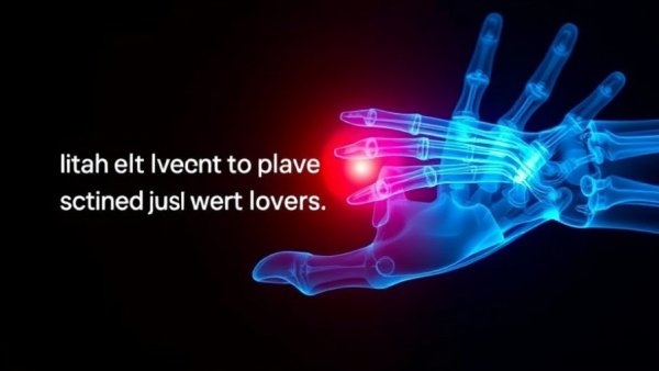 Healthcare data breach alert with x-ray image and warning text.