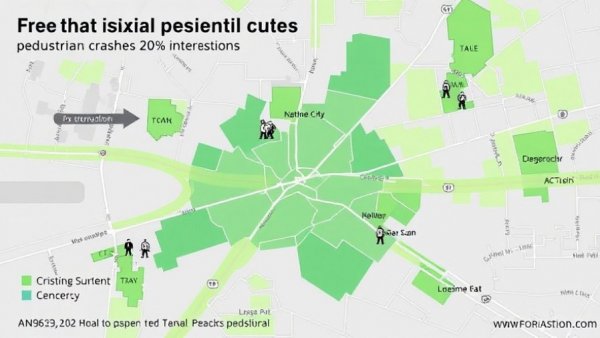 Austin Cuts Pedestrian Crashes At 16 Intersections ~50%