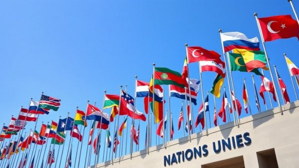Define European Countries Today: Flags at United Nations.