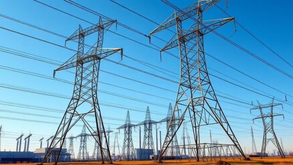 ERCOT transmission towers and power lines related to data center interconnection rules