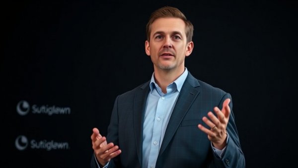 Expert discusses Southeast Asia Plastic Sorting Solution in formal setting.