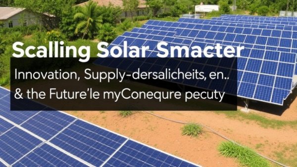 Scaling Solar Smarter: Innovation, Supply Chains, & the Future of Clean Energy