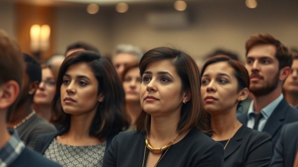 Diverse group of people attending an indoor event, Virginia RGGI Rejoining meeting.