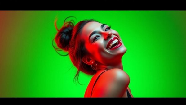 Dynamic artistic portrait showcasing modern leadership essence in AI era.