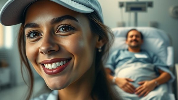 Contrasting images of a woman's health condition for Sturgis Motorcycle Rally story.