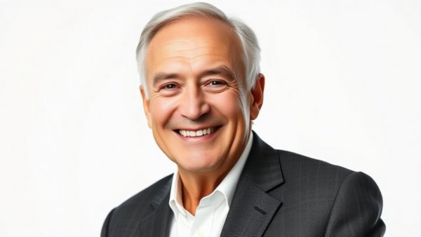 Portrait of confident man in suit promoting FitLine Products Sold Worldwide.