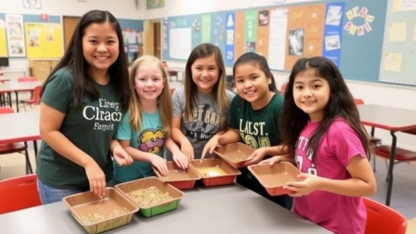 TDS partnership launches compostable tray pilot program at Texas elementary school