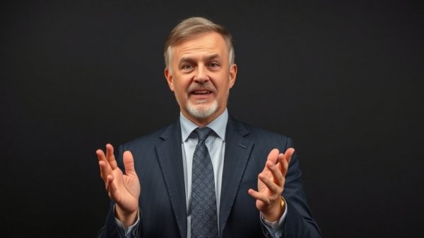 Confident speaker discussing pyrolysis oil separation process.