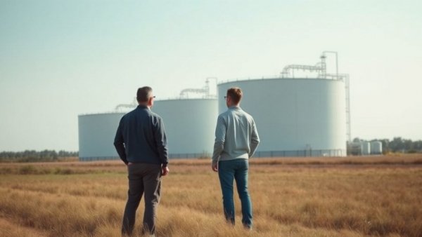 Fracking site in Guadalupe Floodplain observed by two people