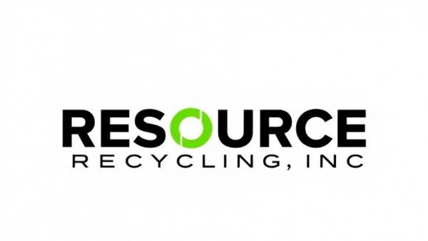 Iron Mountain record Q4 growth resource recycling logo, sleek design.